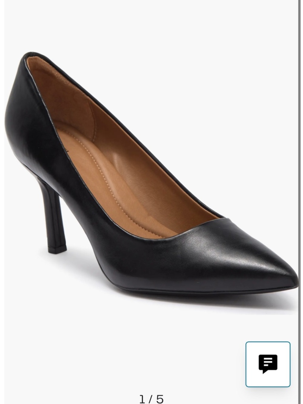 Nordstrom rack Paige pump heel black